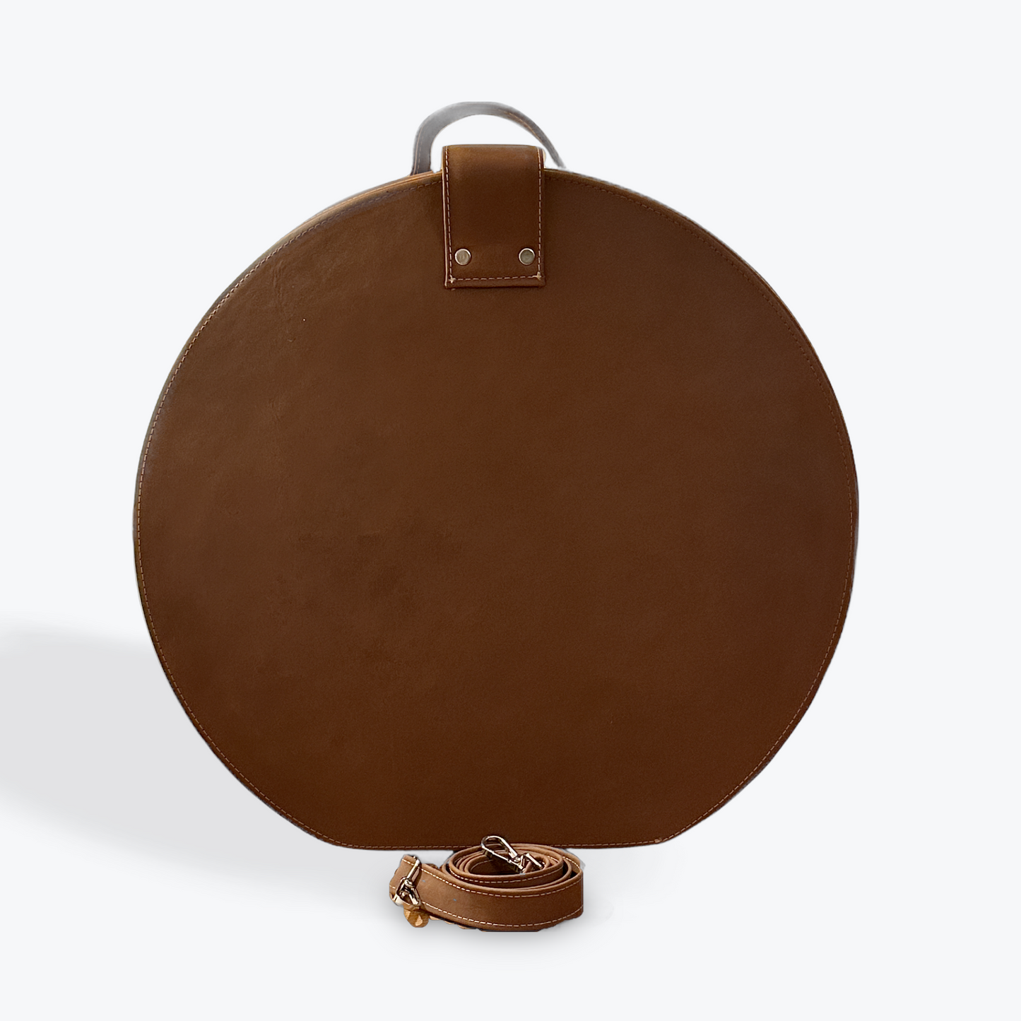 HANDMADE LEATHER HAT TRAVEL CASE AND STORAGE BOX