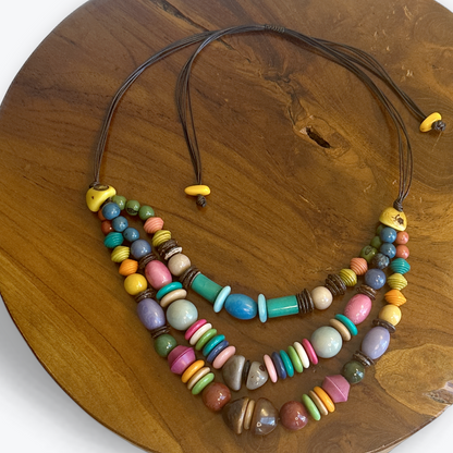 CHUNKY LAYER TAGUA NECKLACE