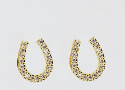 The Horseshoe Earrings {GOLD + SILVER}