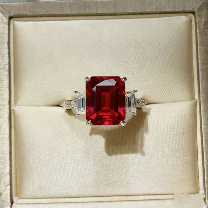 5 CARAT MOISSANITE .925 STERLING SILVER RING