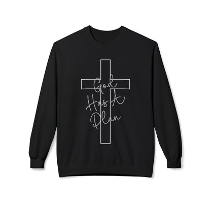 God Has a Plan Crewneck Sweatshirt – Jeremiah 29:11 Christian Pullover