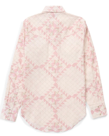The Cowboygirl Blossom Pink Quilt Granddaddy Snap Shirt