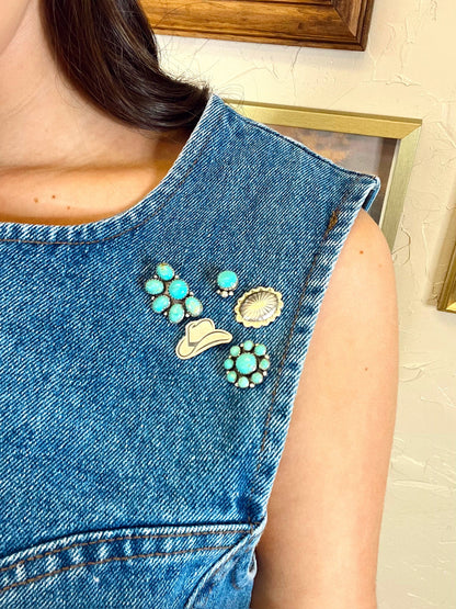 The Dallas Denim Dress-SMALL