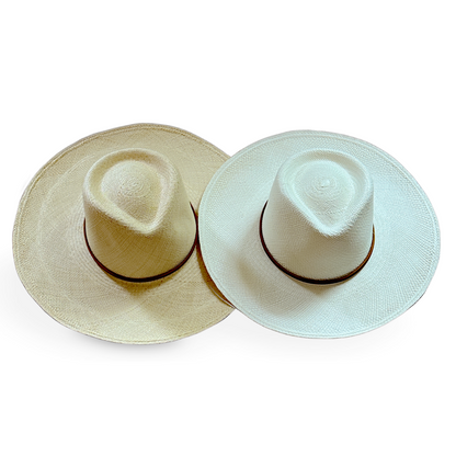 LARGE BRIM NATURAL STRAW HAT