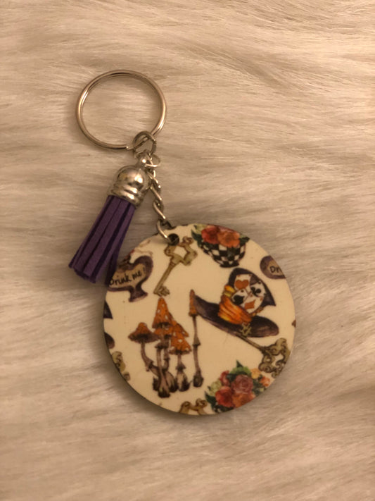 Round keychain