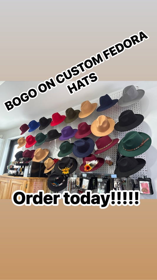 BOGO Custom Fedora Hat