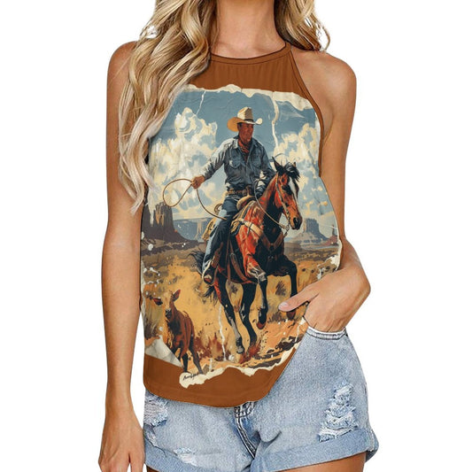 Baha Ranch Ranching Western Tank Top