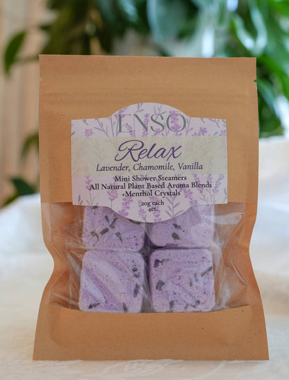 Relax Aromatherapy Menthol Shower Steamers Gift Set