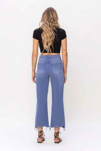 90"s Vintage Crop Flare Jeans - Rustic Jade Designs Co