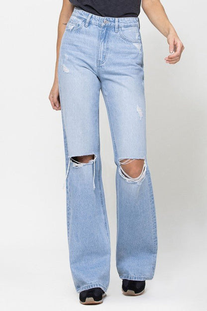 90's Vintage Flare Jeans - Rustic Jade Designs Co