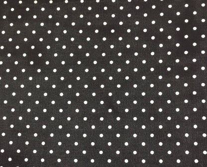The Mini Polka Dot Wild Rag in Black