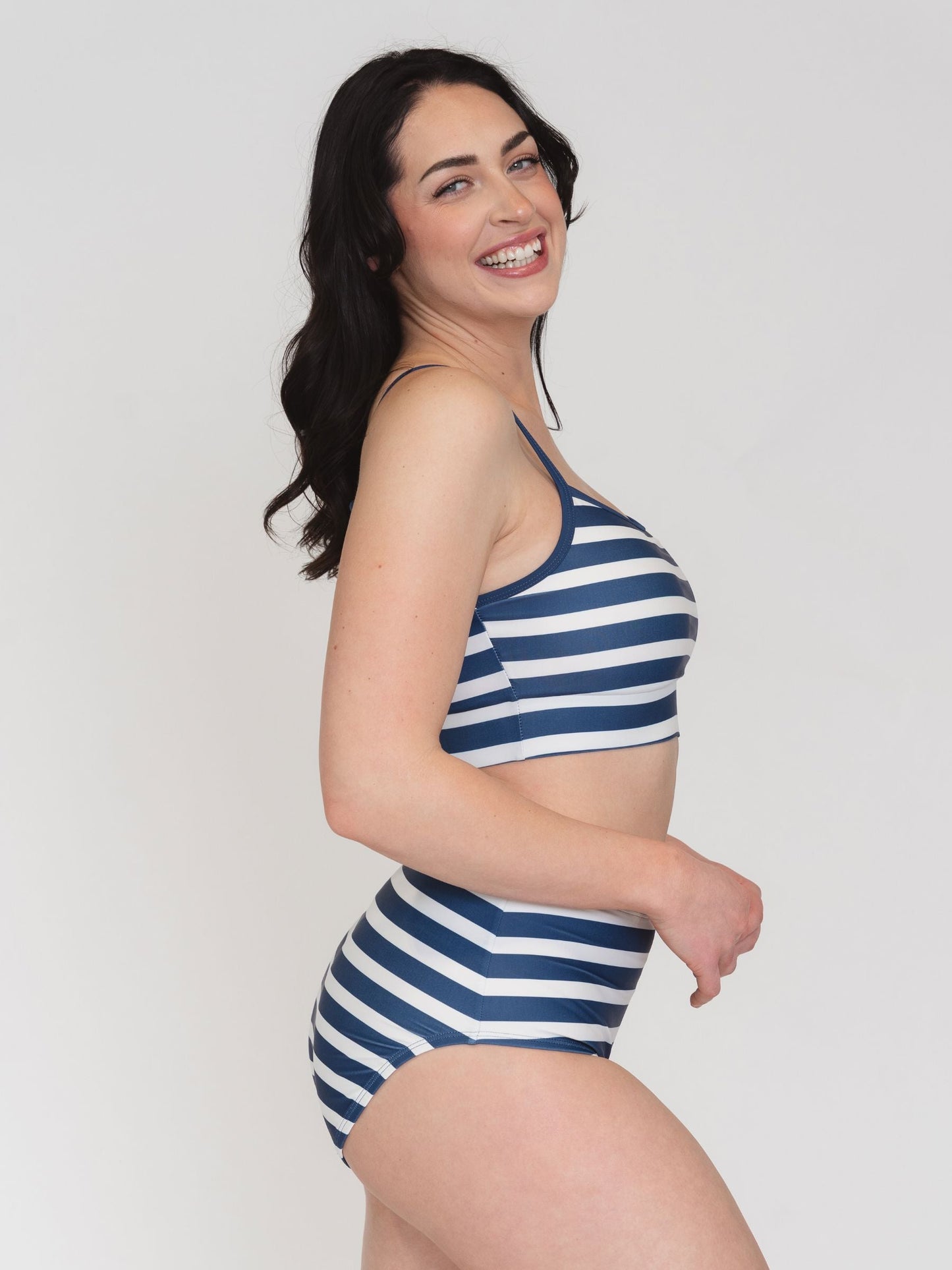 Navy Stripe Bralette