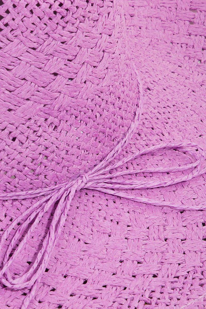 Fame Straw Braided Sun Hat for Stylish Summer Protection