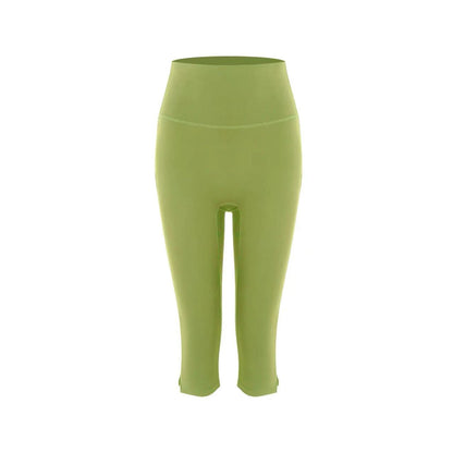 High-Waist Slim-Fit Yoga Leggings for Women – 7/8 Length Tight Fit Fitness Pants