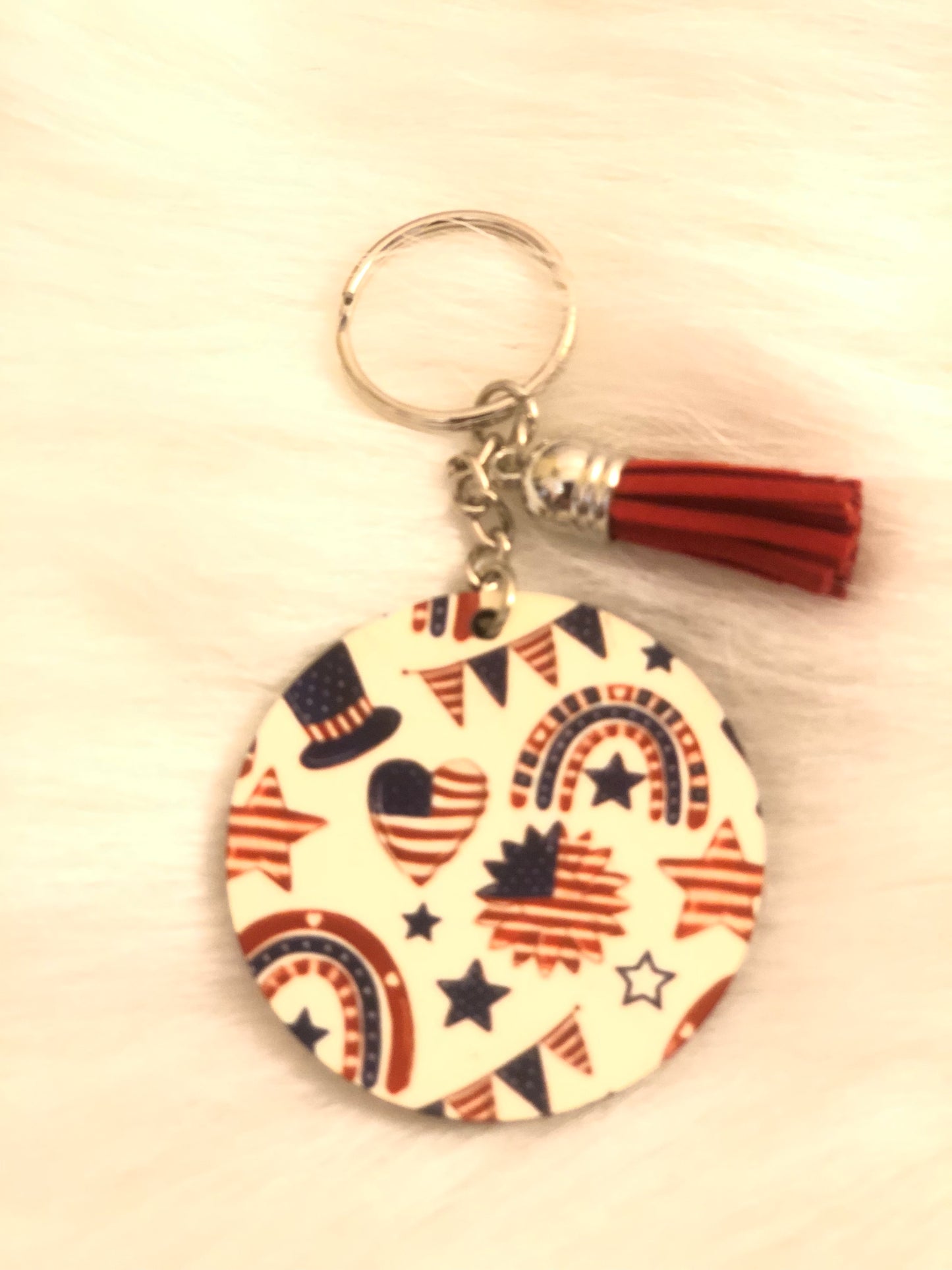 Round keychain