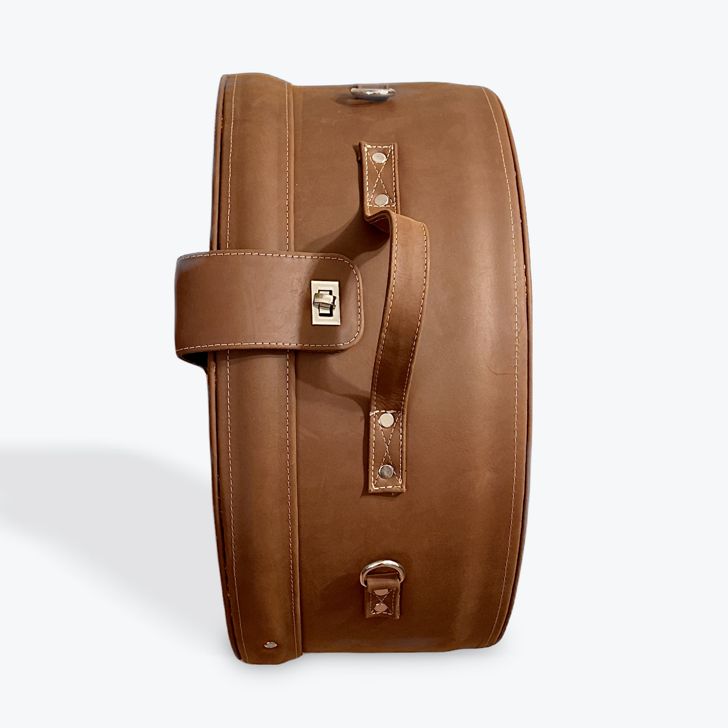 HANDMADE LEATHER HAT TRAVEL CASE AND STORAGE BOX