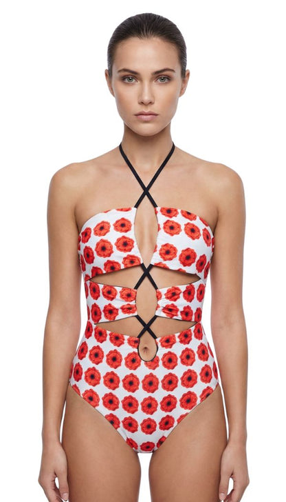 Anastasiya One Piece Cut-Out Swimsuit