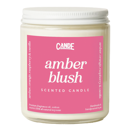 Amber Blush Scented Candle
