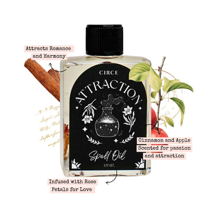 Aphrodite’s Love Spell Blend + Attraction Oil – Love & Attraction Ritual Set