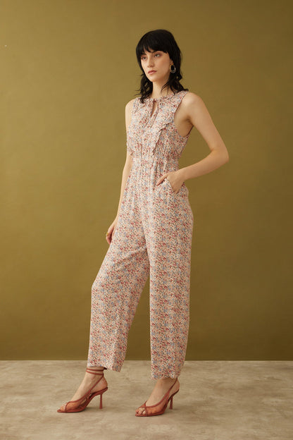 Bohera Nakoa Floral Ruffle Jumper