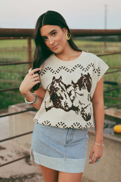 The Thoroughbred Sweater Vest