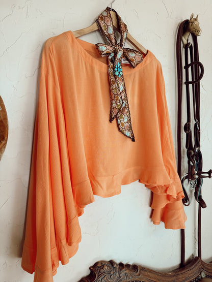 The Orlando Ruffle Sleeve Top