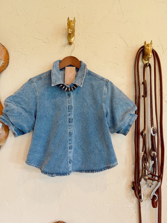 The Daylen Denim Top