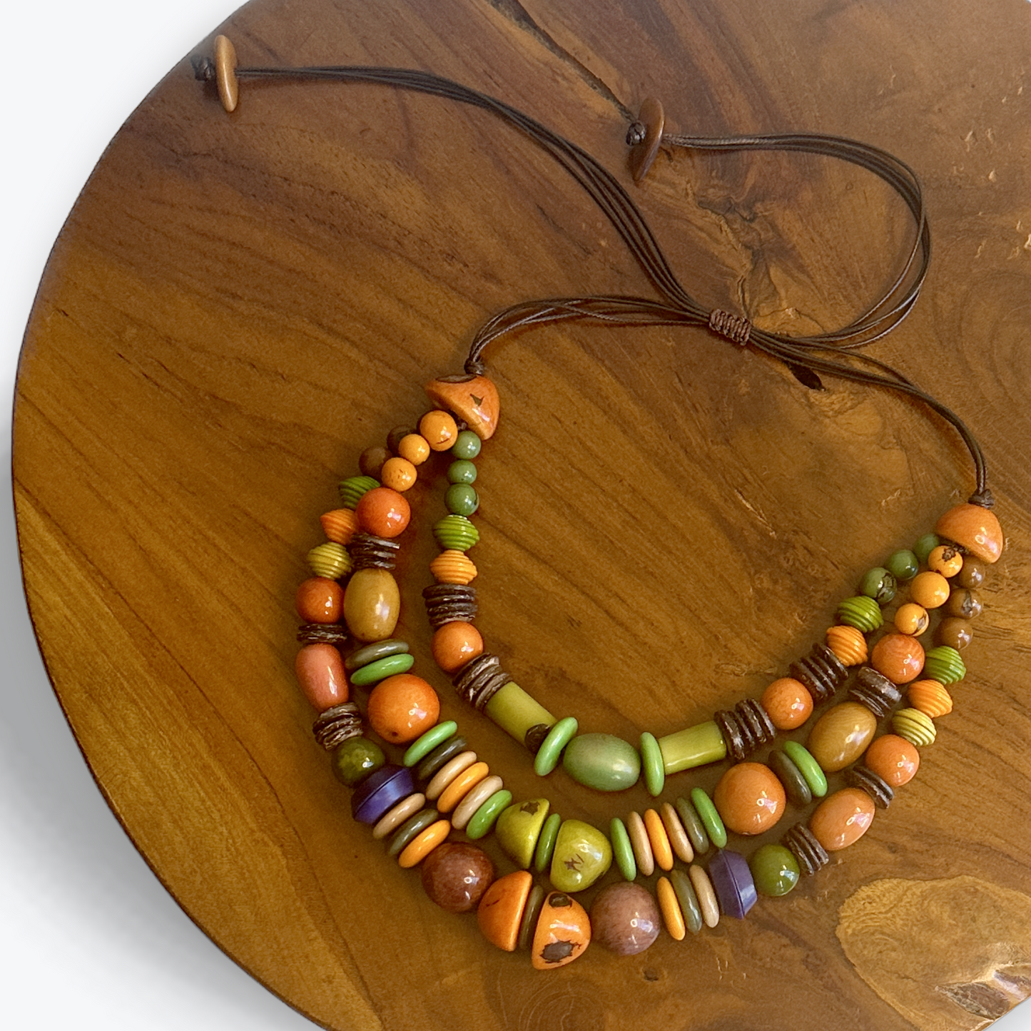 CHUNKY LAYER TAGUA NECKLACE