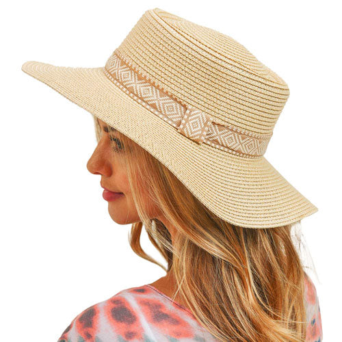 Tribal Band Panama Sun Hat