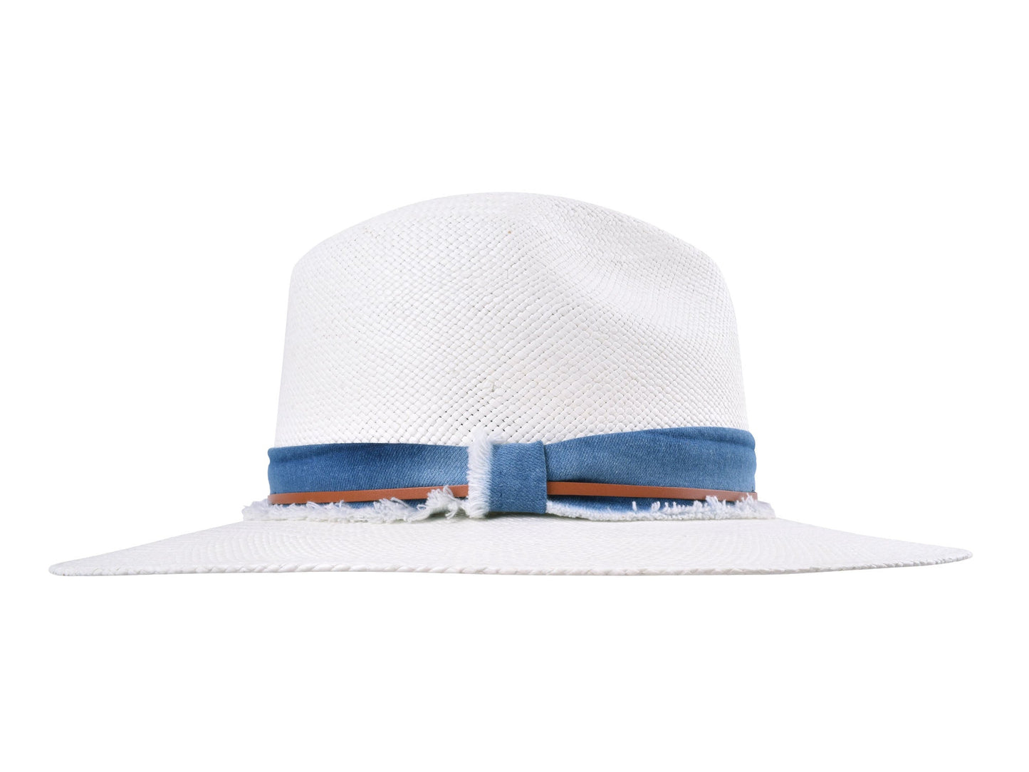 Indigo Panama Hat Straw - Handwoven