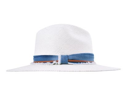 Indigo Panama Hat Straw - Handwoven
