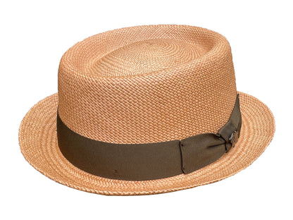 Pork Pie Trilby Panama Hat - Handwoven