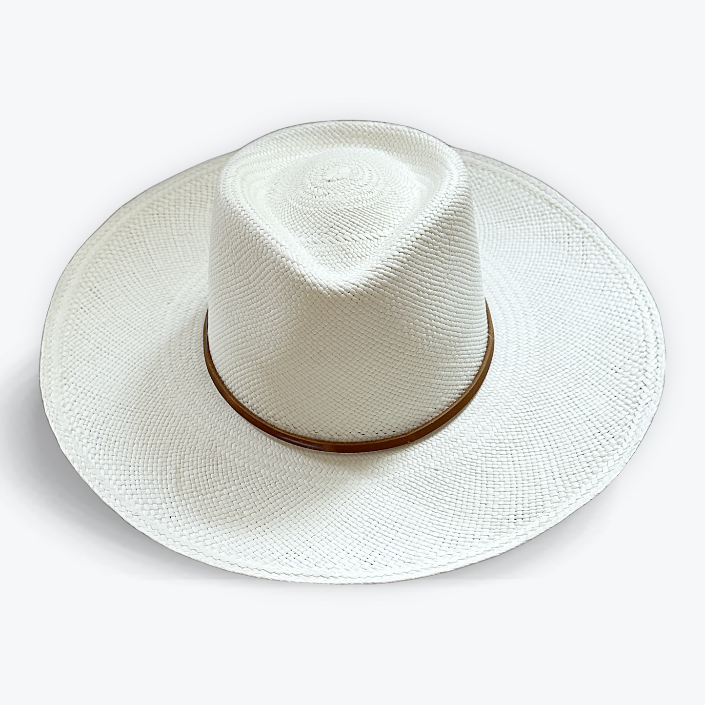 LARGE BRIM NATURAL STRAW HAT