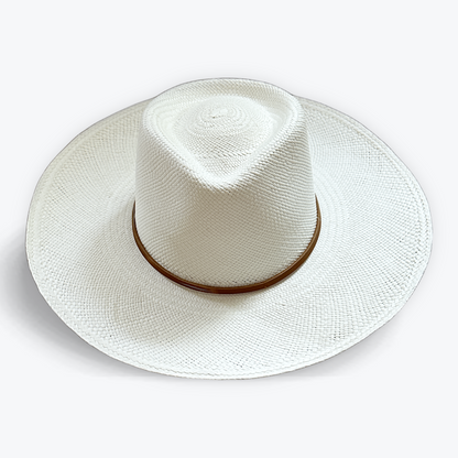 LARGE BRIM NATURAL STRAW HAT