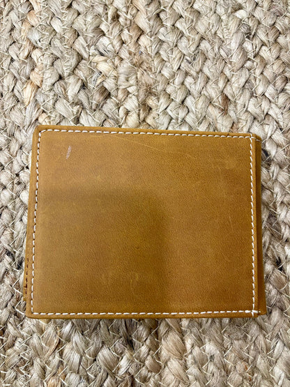 Tooled Flower Bi-Fold Wallet - SALE