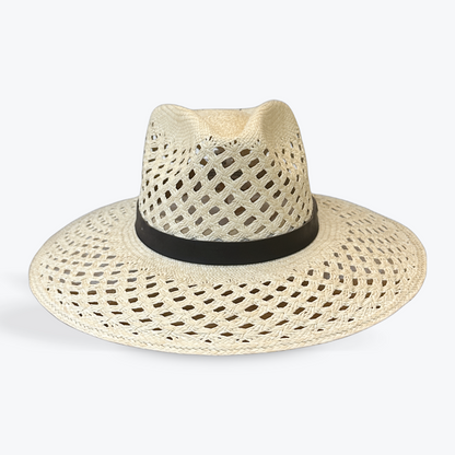OPEN WEAVE STRAW HAT