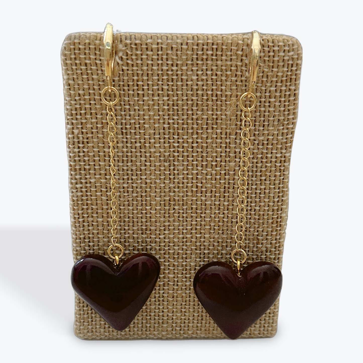 TAGUA NUT HEART NECKLACE & EARRINGS SET