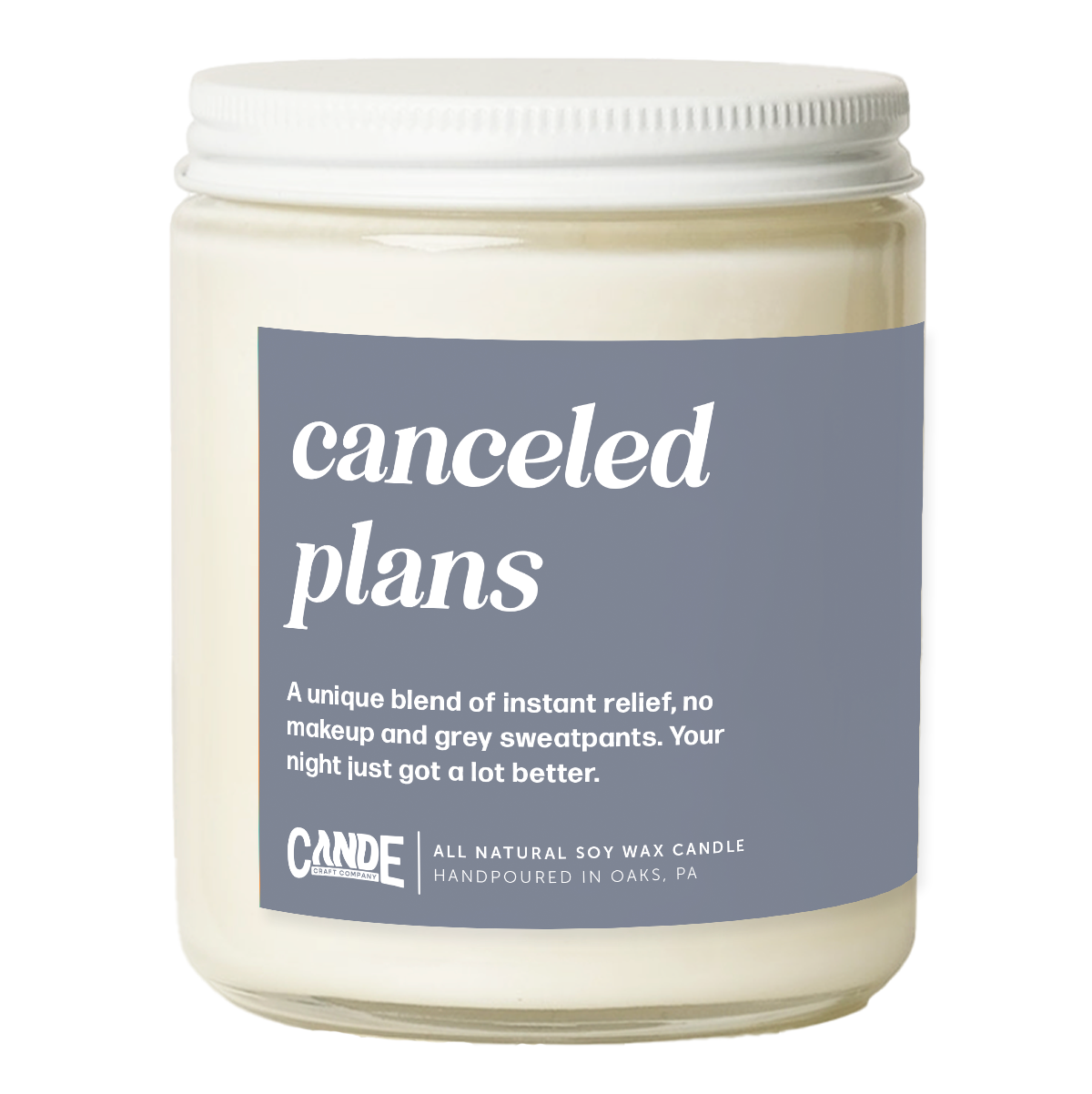 Canceled Plans Candle