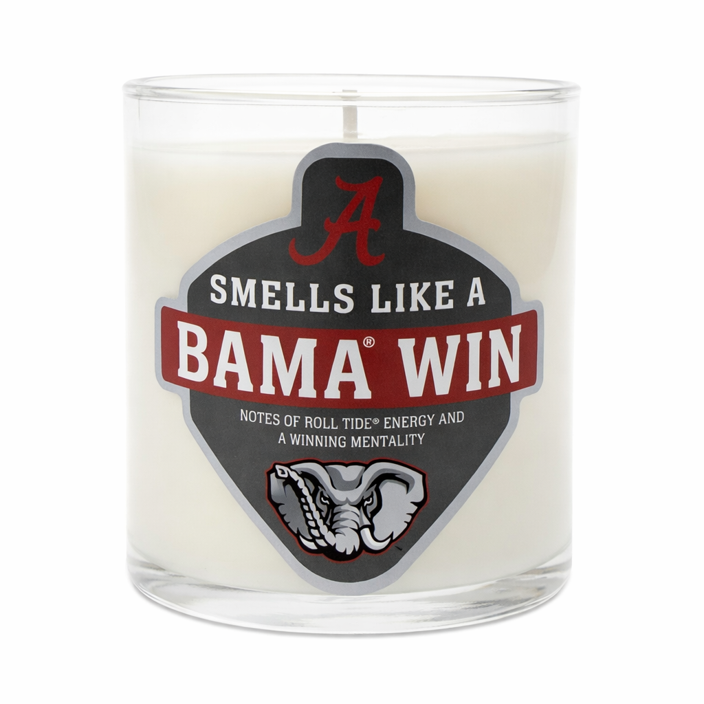 Smells Like a Bama Win Candle - The University of Alabama Crimson Tide Gift