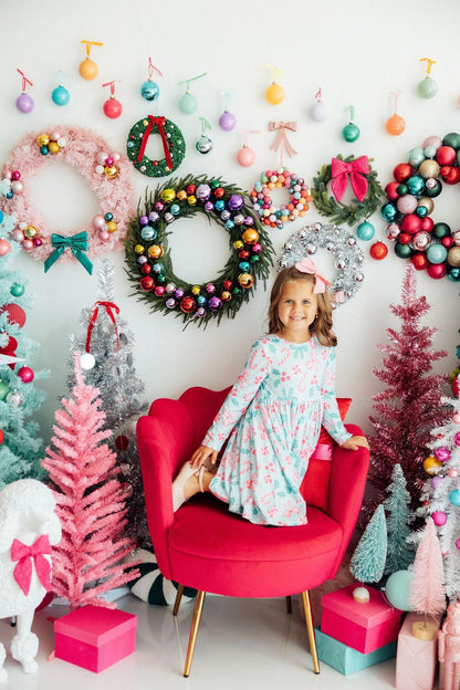 Christmas Cheer L/S Pocket Twirl Dress