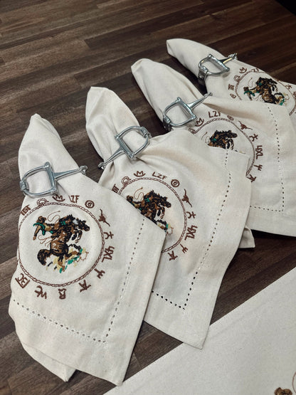 The Horse Bit Napkin Ring Set