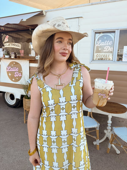 The Allie Falcon Mod Maud Midi Dress