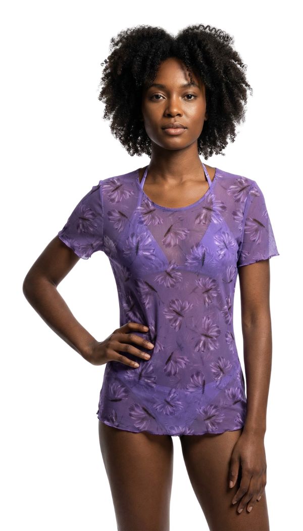 Daliah Mesh Shirt in Chrysalis