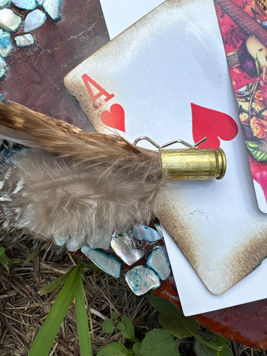 Clip-On Feather Bullet Hat Band Accessory MYSTERY PACK