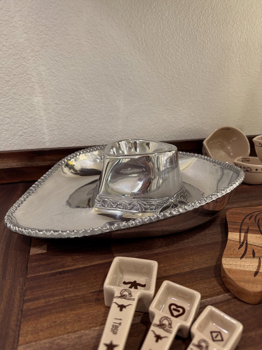 The Cowboy Hat Chip & Dip Platter PREORDER