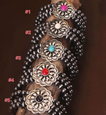 CONCHO BRACELET STRETCHY