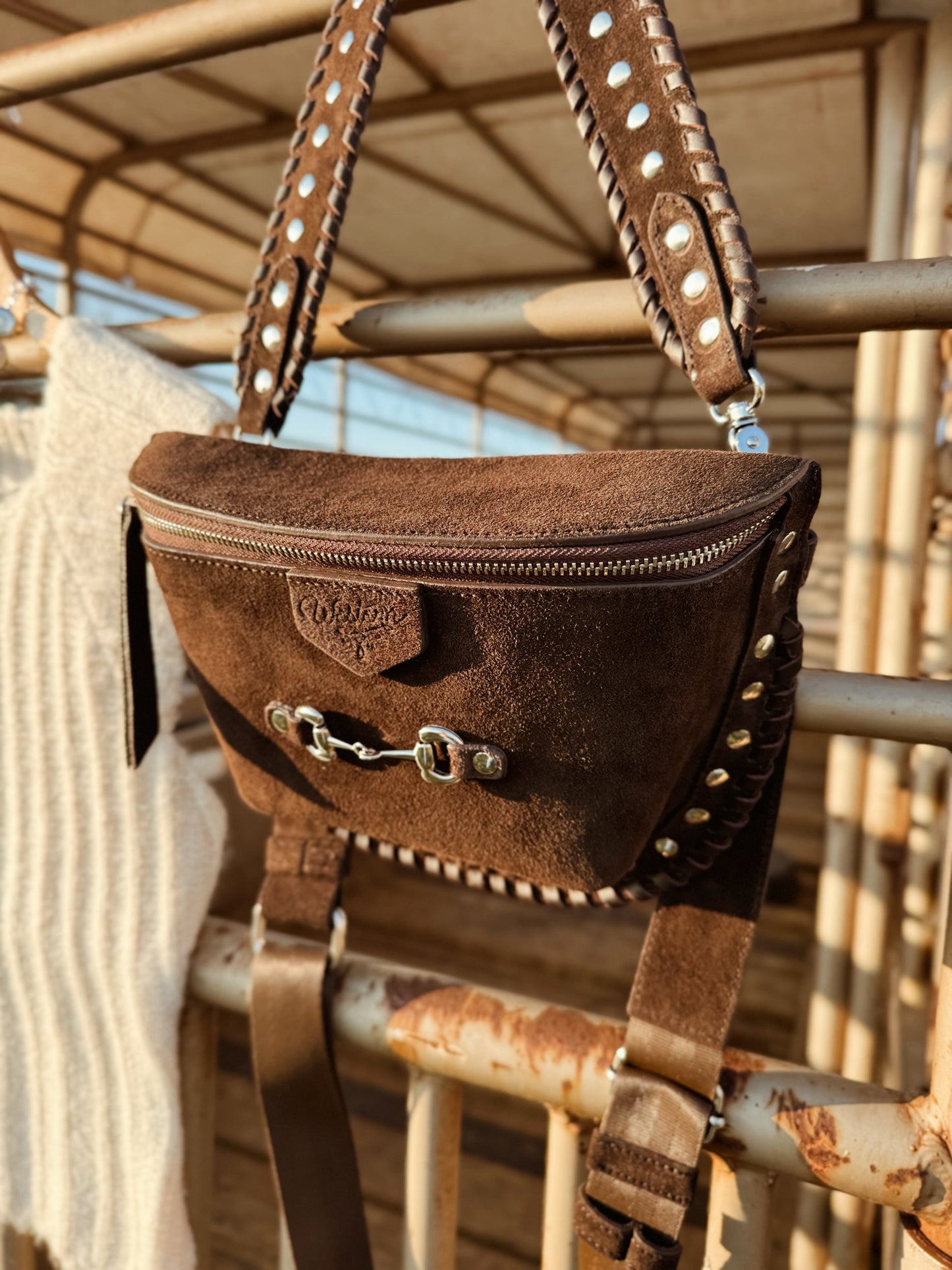 The Western + Co. Lil’ Bit Bum Bag in Bay