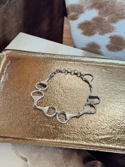 The Snaffle Bit Snap Bracelets