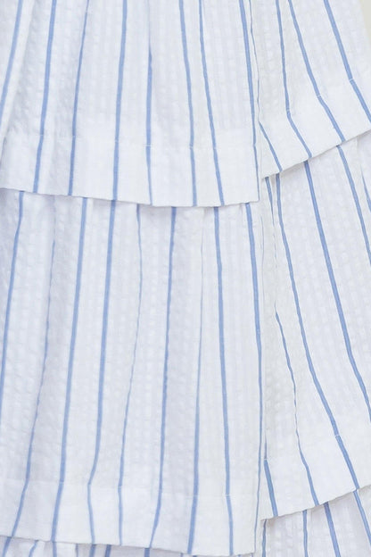 BREEZE NOTE WOVEN MIDI DRESS