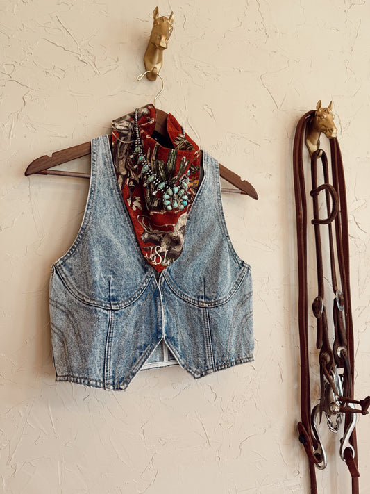 The Devan Denim Top
